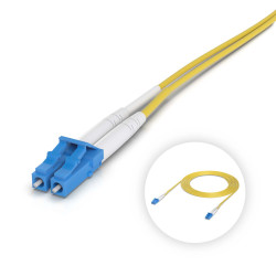 Cablu Fibră Optică UniFi Ubiquiti OS2 Duplex LC UPC, 5 m, UACC-OFC-S2-LULU-5M